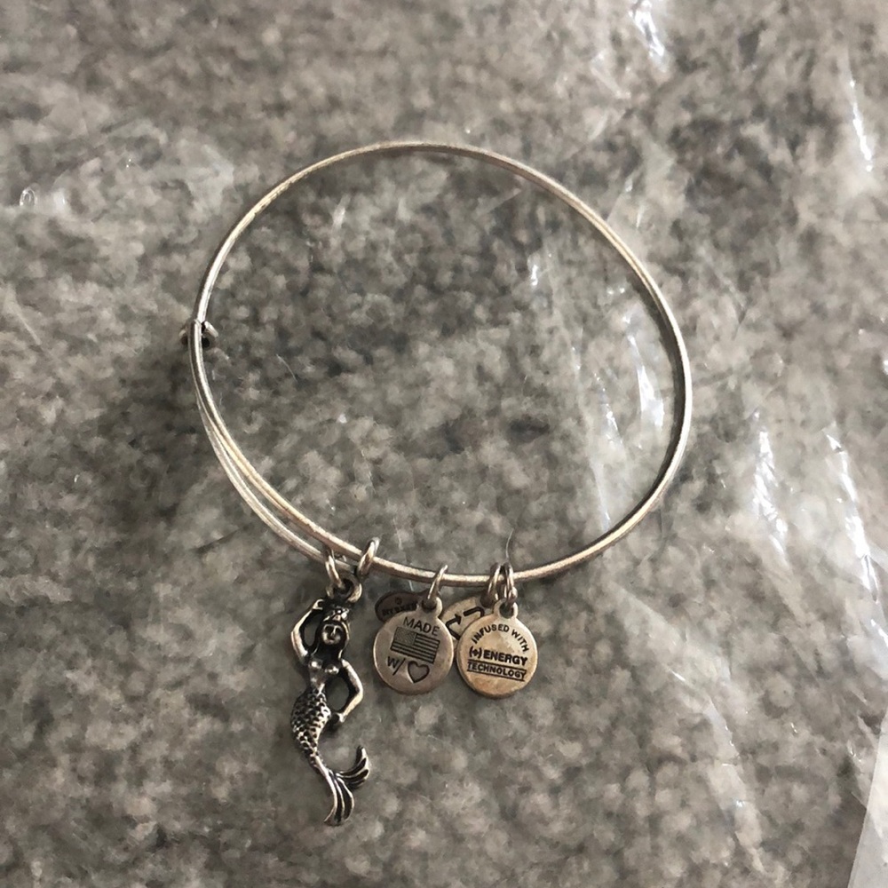 Alex and Ani silver mermaid